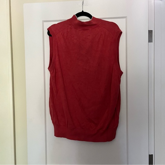 Peter Millar x Royal Birkdale Silk Cashmere Quarter Zip Vest - Picture 4 of 6